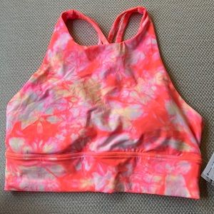 NWT Energy Bra High Neck Long Line Sports Bra
